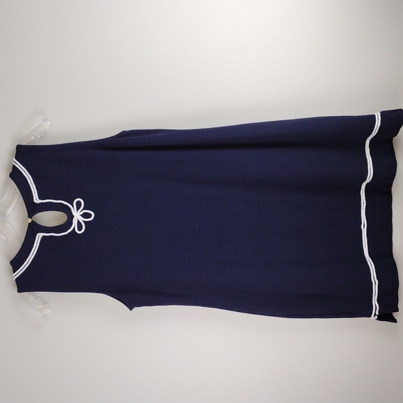 Crown & Ivy Navy Blue Sleeveless Dress. Size Medium - Picture 3 of 4